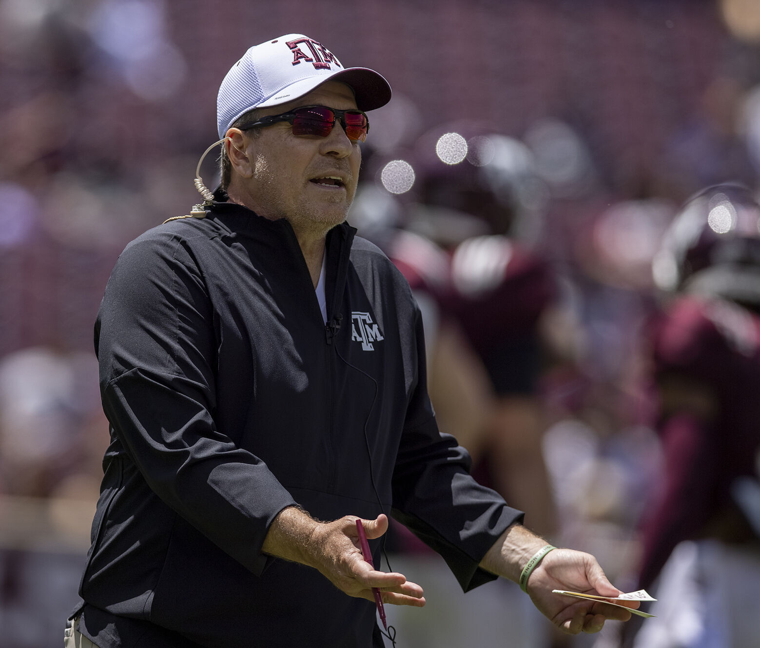 Maroon & White
